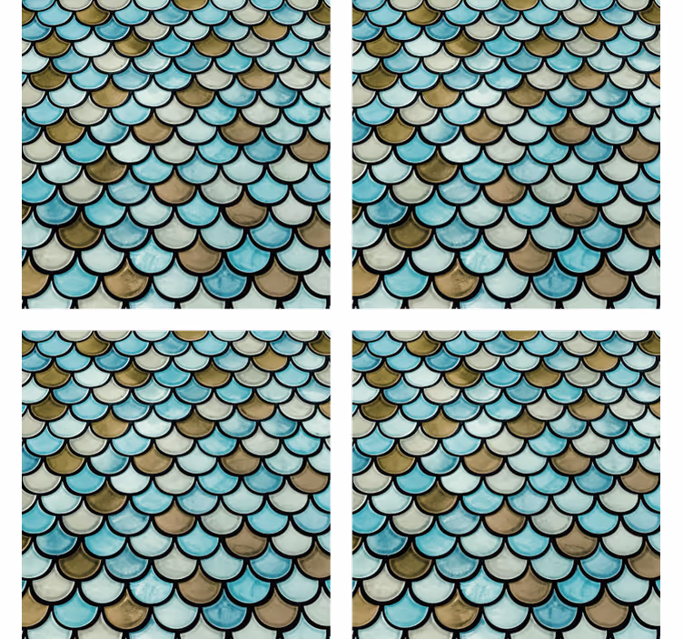 Draken skalor textur glasunderlägg - Tenstickers