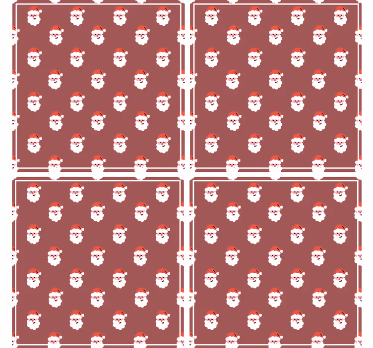 Julunderlägg med tomtemotiv - Tenstickers
