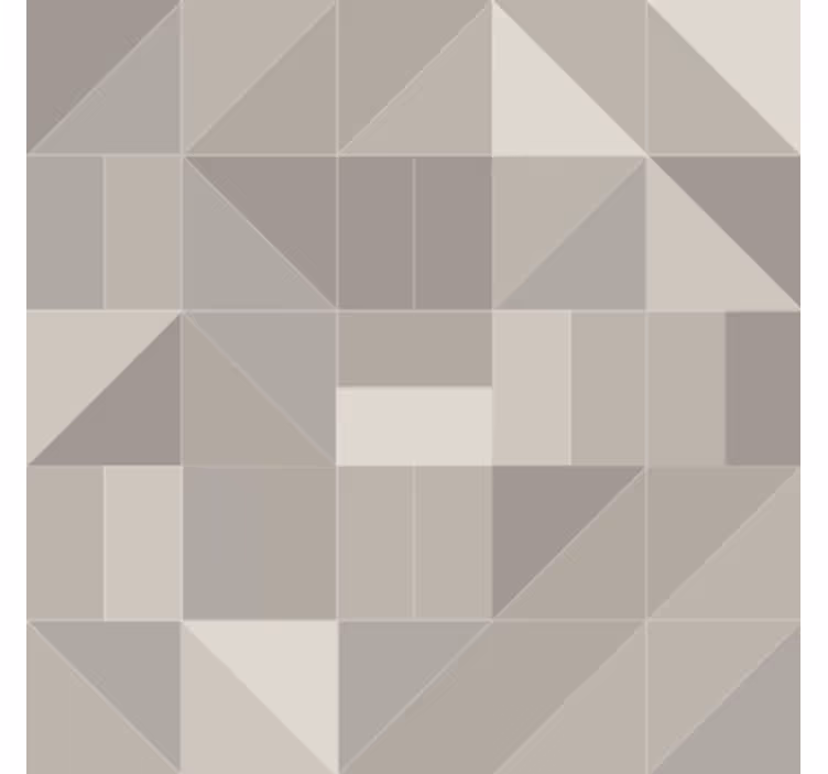 Glasunderlägg med geometriskt triangelmönster - Tenstickers