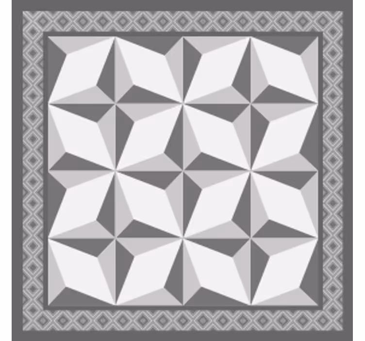 Glasunderlägg geometriska lager mönster - Tenstickers