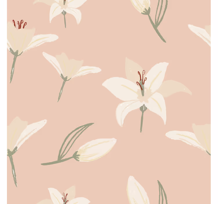 Glasunderlägg nördar elegant blomsterdesign - Tenstickers