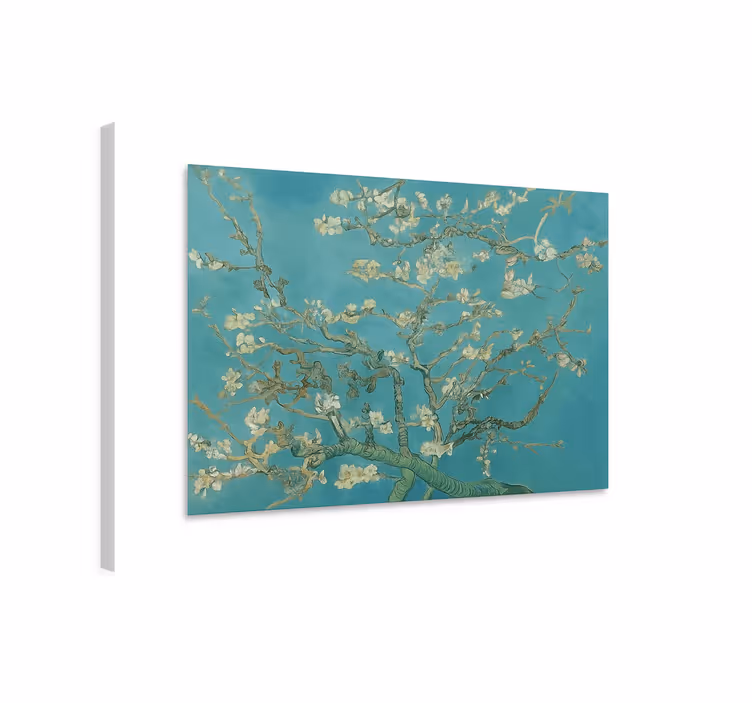 Van gogh mandelblomma Kanvas konst - Tenstickers