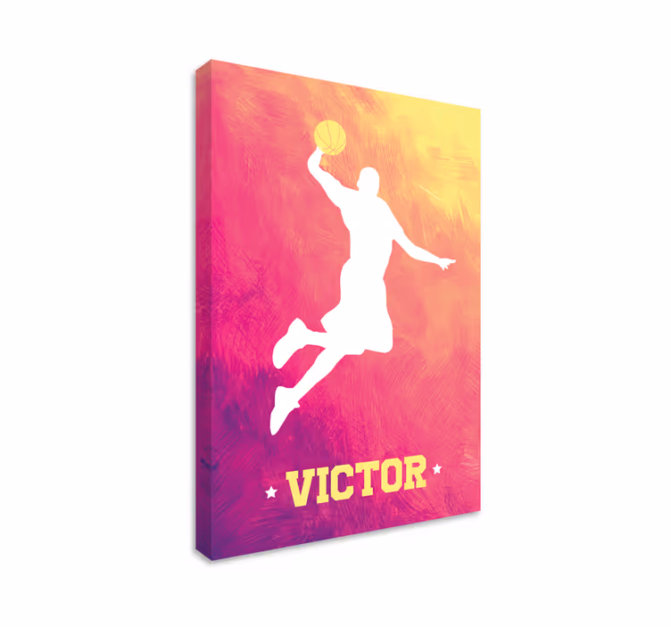 Personlig basketbollsspelarduk - Tenstickers