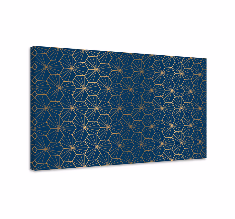 Elegant geometrisk mönstercanvas tavla canvas tavla - Tenstickers