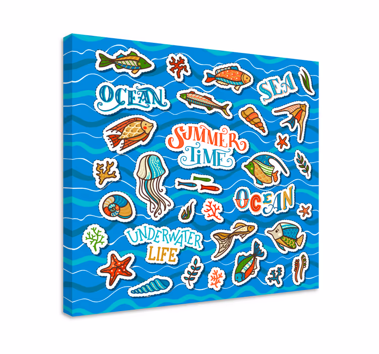 Oceaniskt äventyr Kanvas sjöfart - Tenstickers