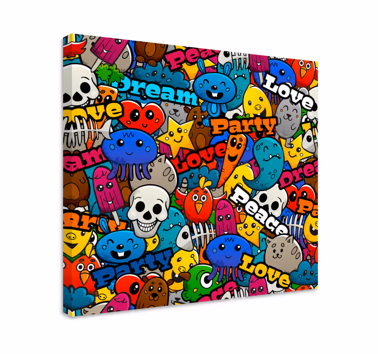 Urbana tecknade tonårstryck - Tenstickers
