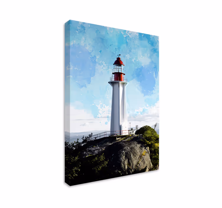 Faro nautiskt kanvastryck - Tenstickers