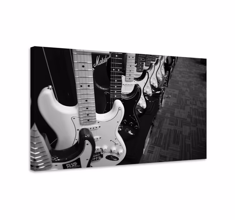 Guitarras electricas musikcanvas tavla konst - Tenstickers