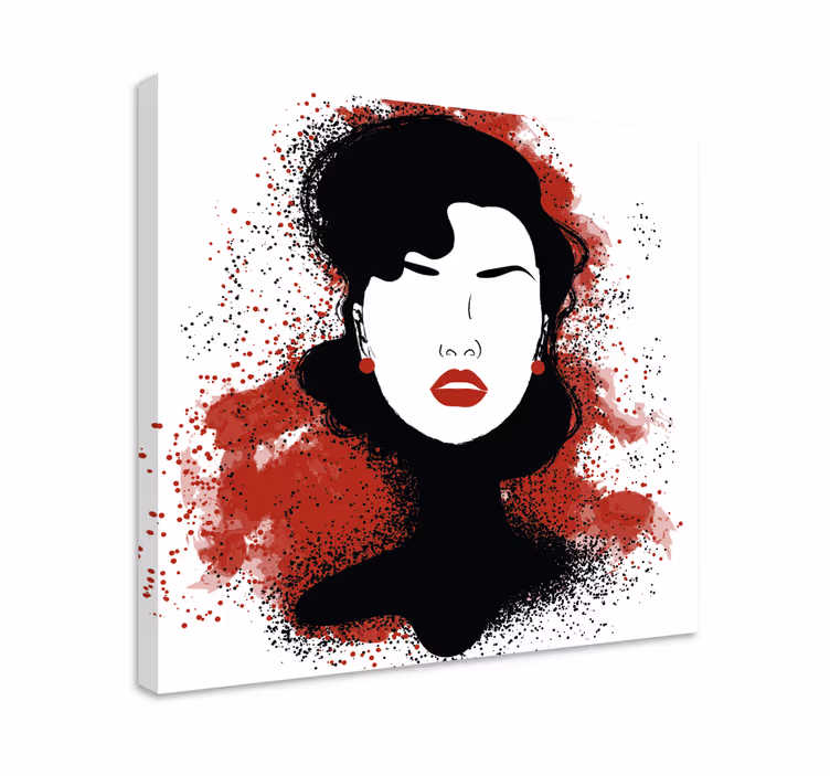 Moderna kvinnor moderncanvas tavla canvas tavla - Tenstickers