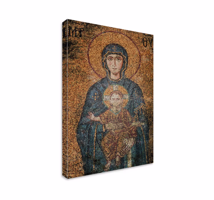 Forntida bysantinska mosaikdukstryck - Tenstickers