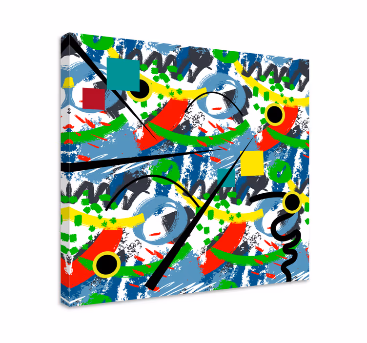 Kandinsky stil abstraktcanvas tavla canvas tavla - Tenstickers