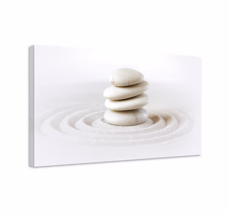 Zen stenar staplacanvas tavla konst - Tenstickers