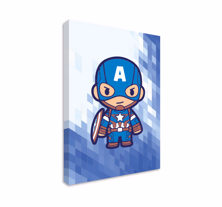 Captain america superhjältecanvas tavla - Tenstickers
