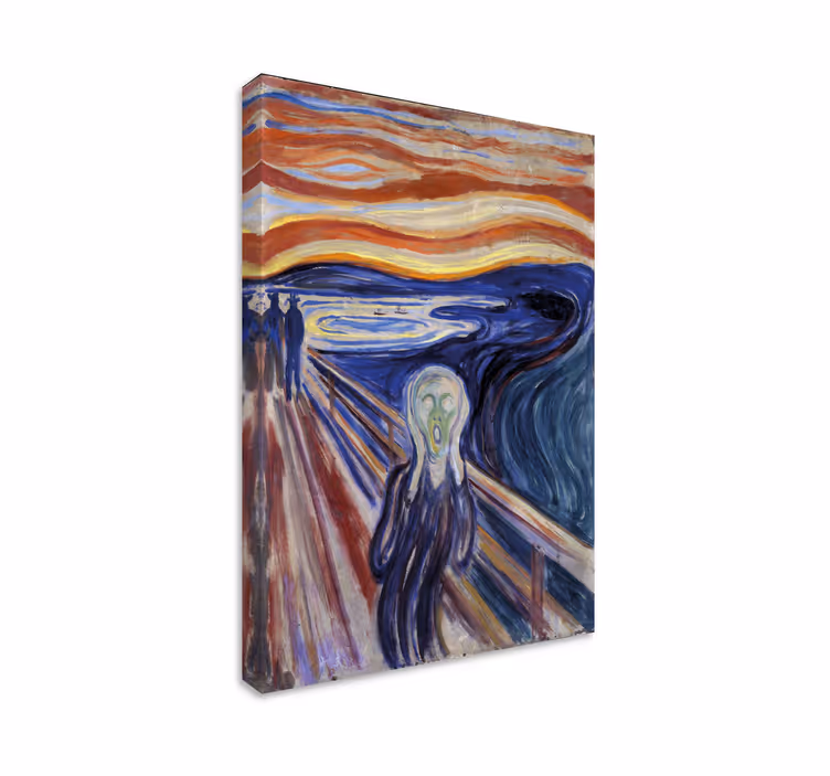 Personas van gogh människorcanvas tavla - Tenstickers