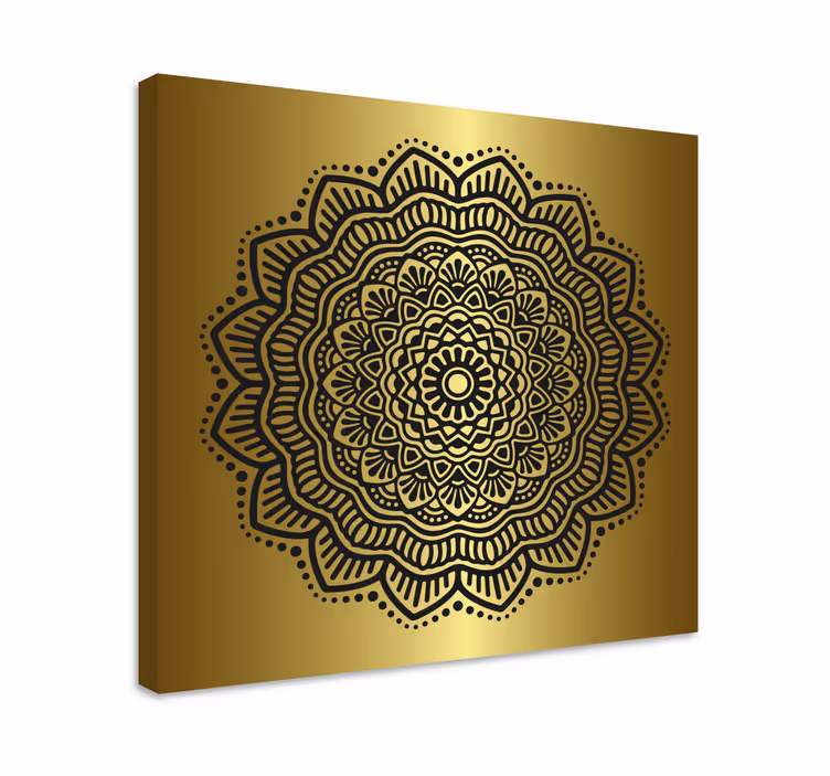 Mandala hall canvas konst - Tenstickers