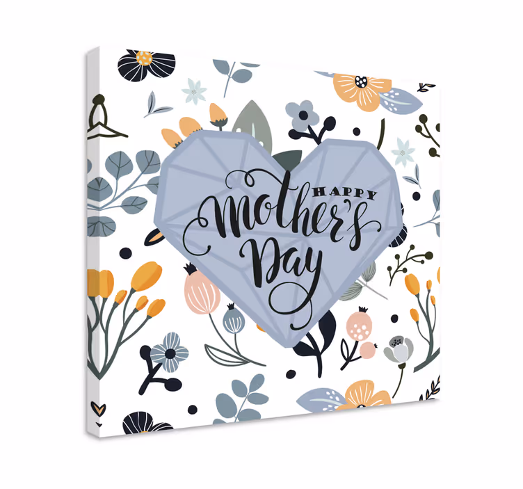 Kanvas citat glad mors dag - Tenstickers