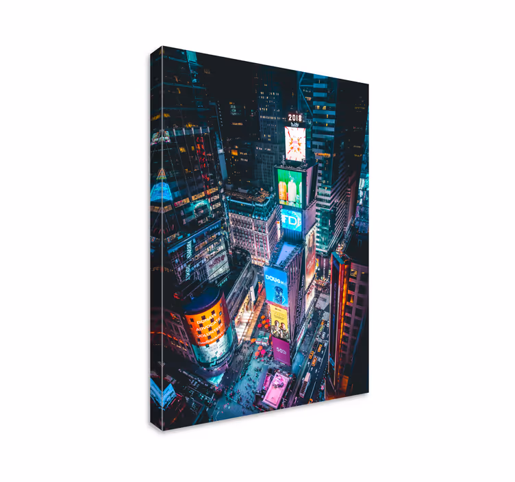 Time square new york city canvastavlor - Tenstickers