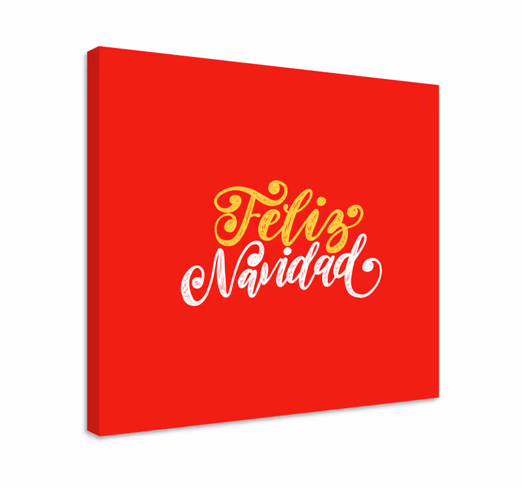 Kanvas citat god jul hälsning - Tenstickers