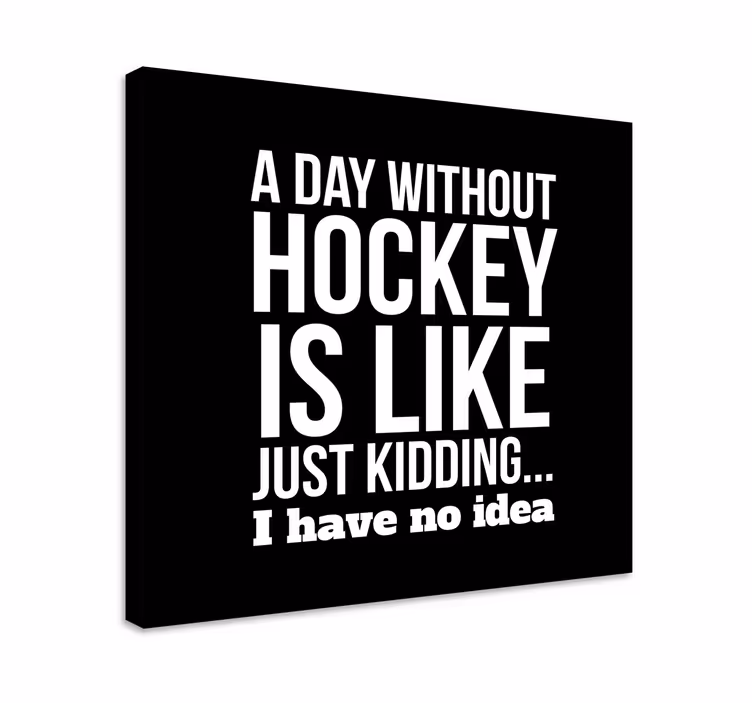 En dag utan canvastavlor för tonåringar i hockey - Tenstickers