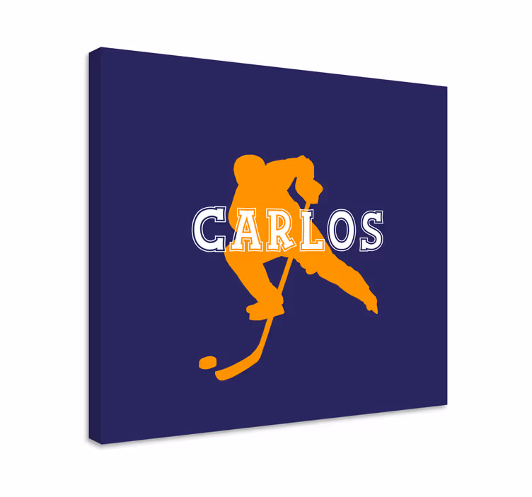 Kanvas sport ishockeyspelare - Tenstickers