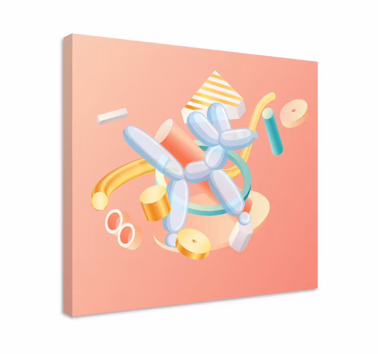 Ballonghund kanfasutskrifter - Tenstickers