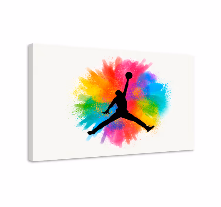 Michael jordan cool basket tonårskanfas - Tenstickers