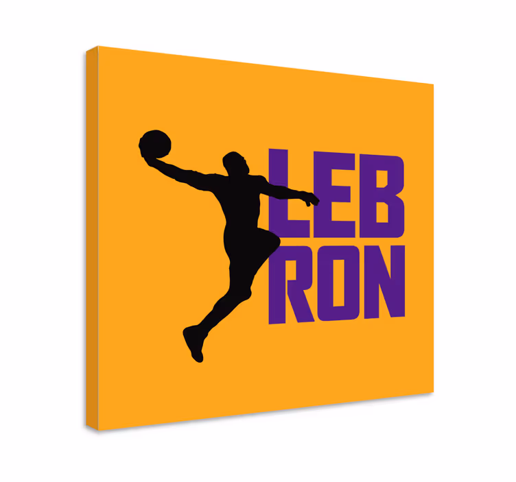 Lebron james cool basket tonårstryck - Tenstickers