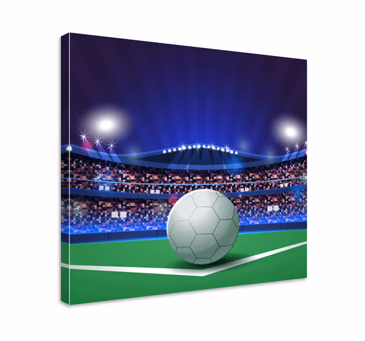 Kanvas sport fotbollsstadion scen - Tenstickers