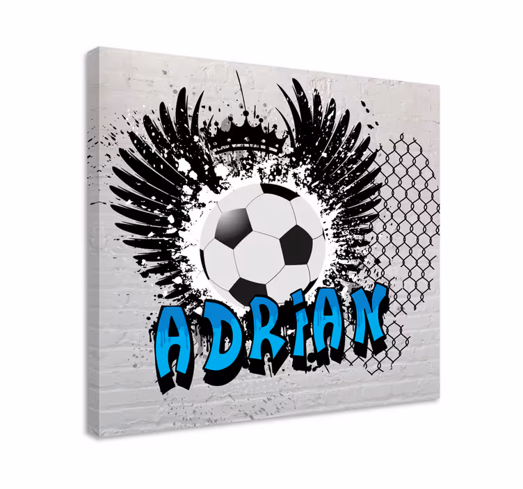 Kanvas sport fotbollsdesign - Tenstickers
