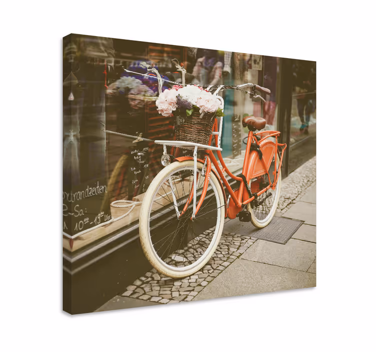 Kanvas städer och länder charmig cykelutställning - Tenstickers