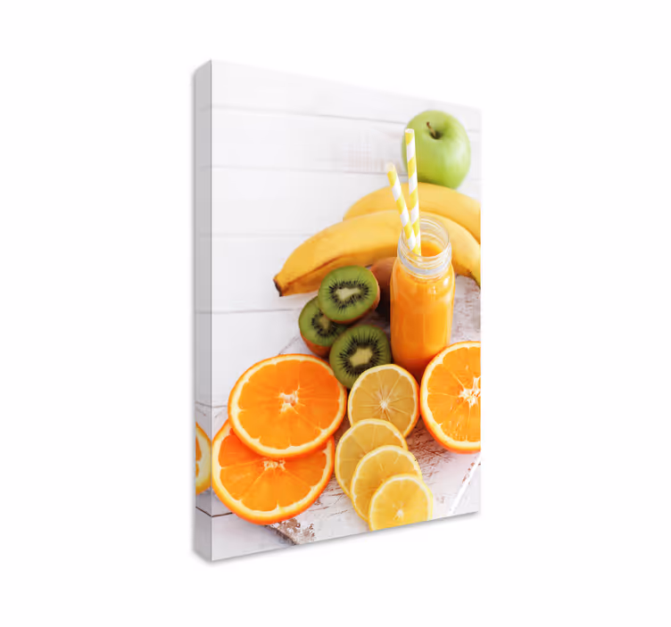 Kanvas frukter färsk citrusblandning - Tenstickers