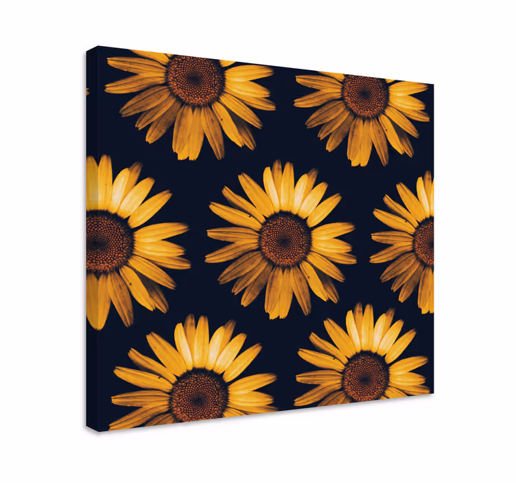 Gul solrosblommarduk - Tenstickers