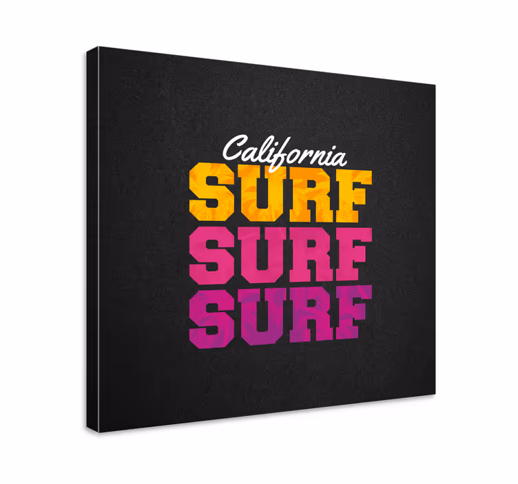 Kanvas sport kalifornisk surfstil - Tenstickers