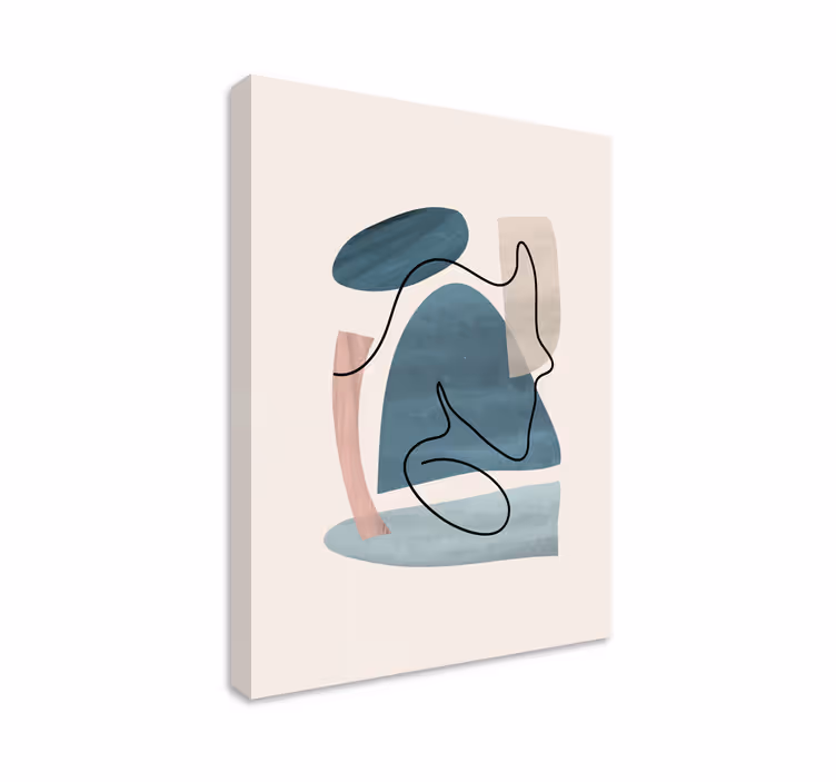 Eleganta litografi kontor väggavtryck - Tenstickers