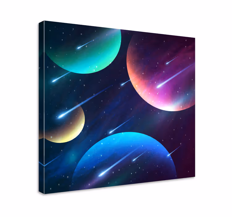 Kanvas musik kosmisk himmelsk dans - Tenstickers