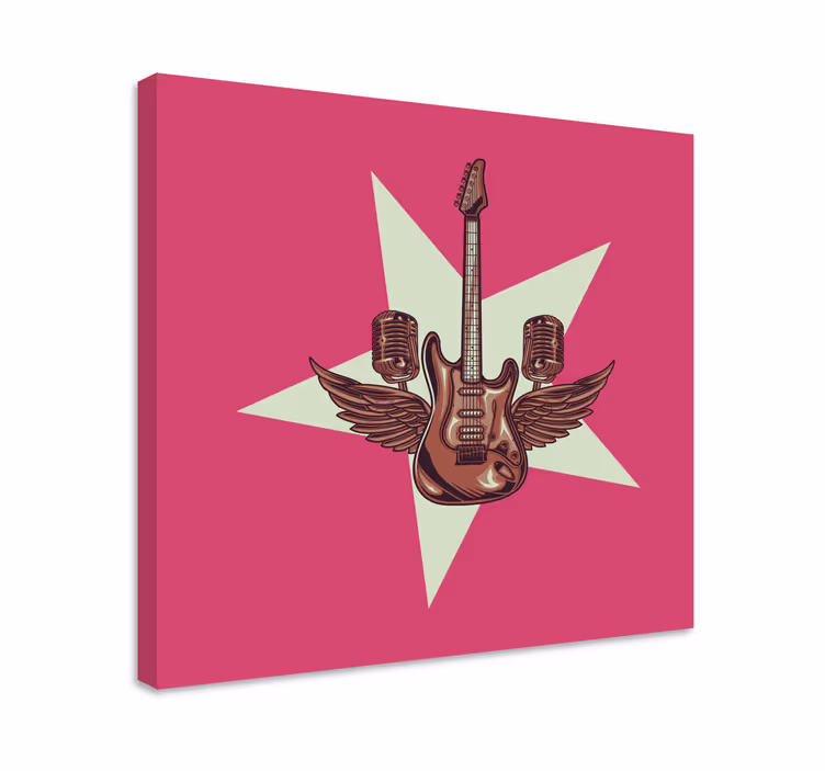 Kanvas musik elgitarrvingar - Tenstickers