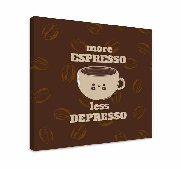 Målardukar rusta kaffekopp citat - Tenstickers