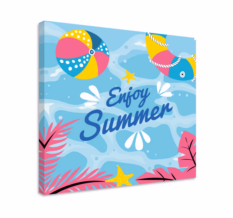Kanvas sport sommarnöje på stranden - Tenstickers