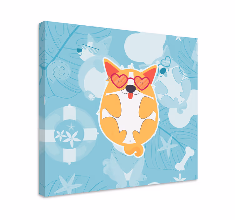 Kavas hundar charmiga corgis avkoppling - Tenstickers