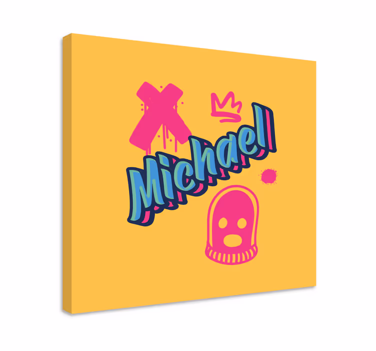 Dope stil graffiti design personlig canvas - Tenstickers