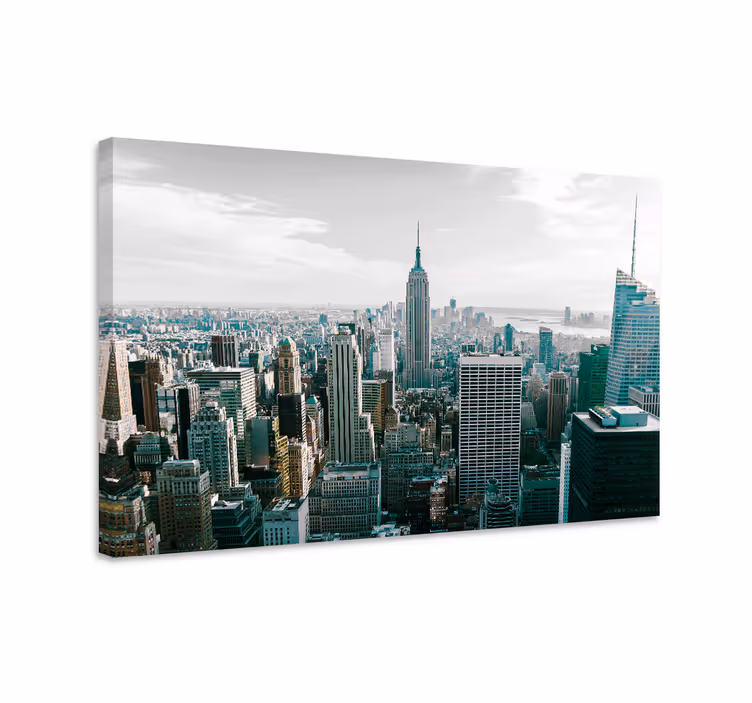 New yorks skylinevy Kanvas städer och länder - Tenstickers