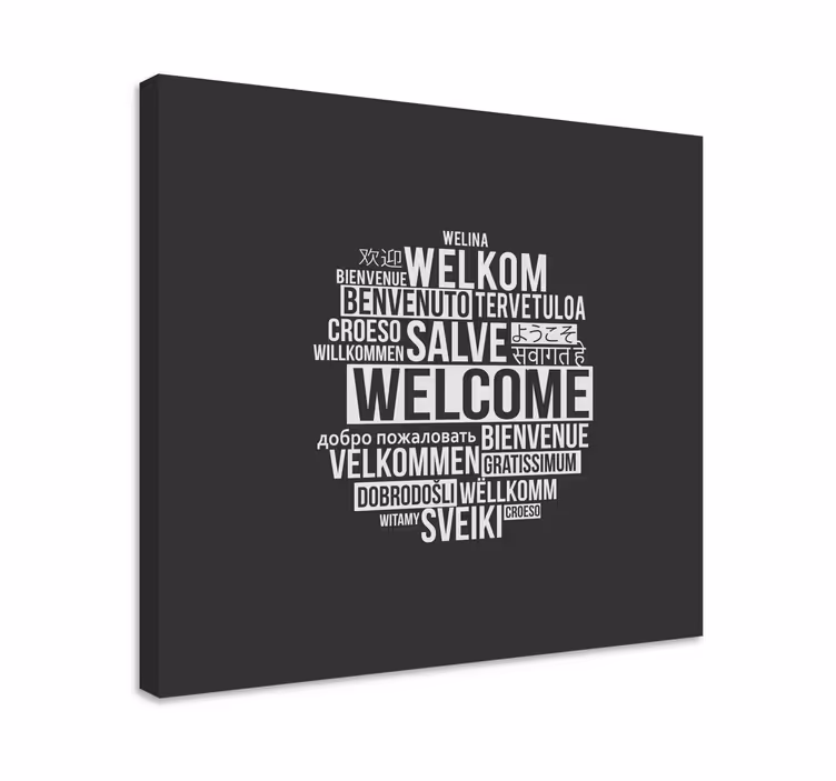 Välkomstcirkelcitatduk - Tenstickers