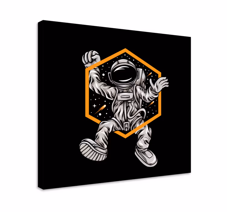 Astronaut levitation Kanvas människor och karaktärer - Tenstickers