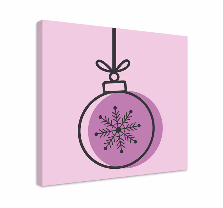 Kanvas sport snöflinga ornament - Tenstickers