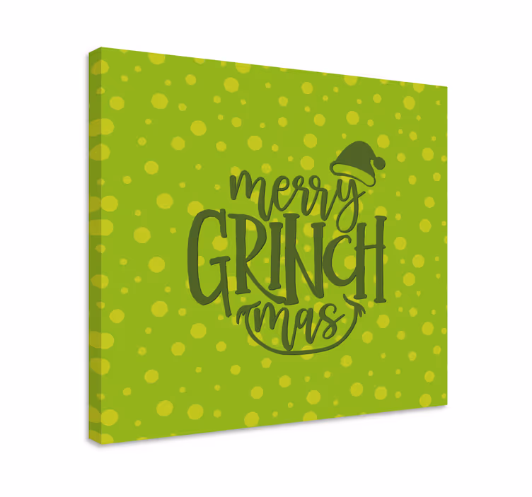 Kanvas citat god grinchmas hälsning - Tenstickers