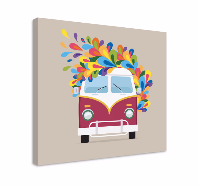 Videospel canvas tavla retro fordonsstänk - Tenstickers