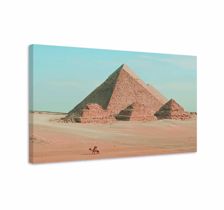 Kanvas städer och länder pyramiderna i giza - Tenstickers