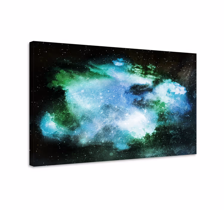 Kanvas landskap celestial galax landskap - Tenstickers