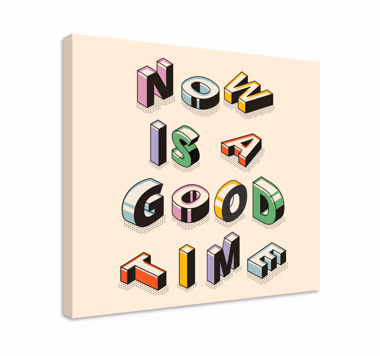 Kanvas citat motivational text konstverk - Tenstickers