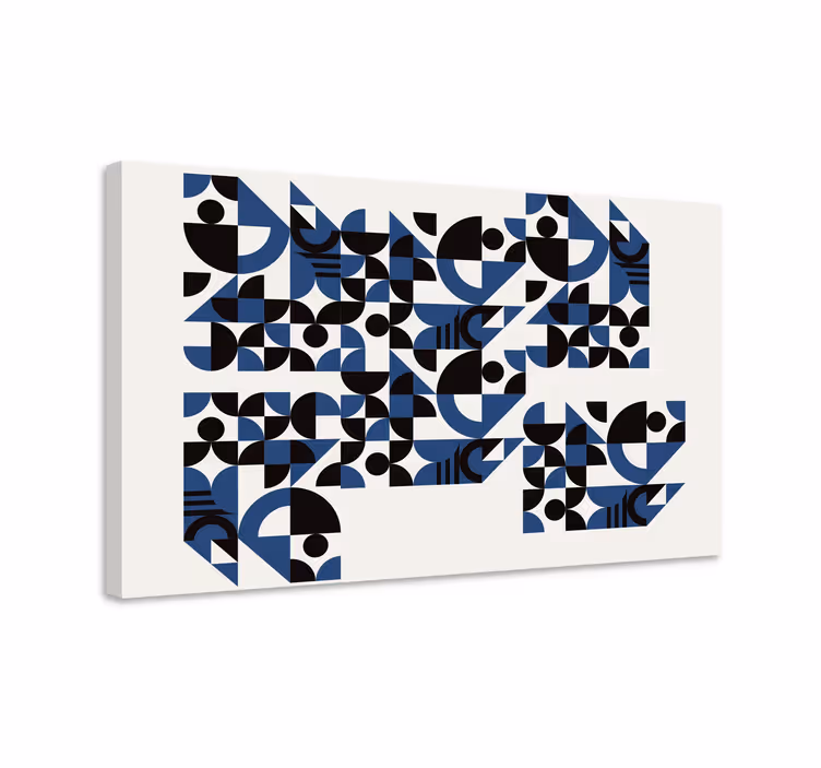 Kanvas geometrisk dynamiska geometriska mönster - Tenstickers